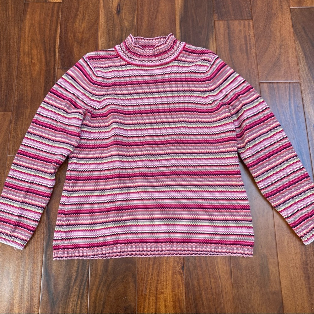 Pink Liz & Co. Sweater. Size Large.